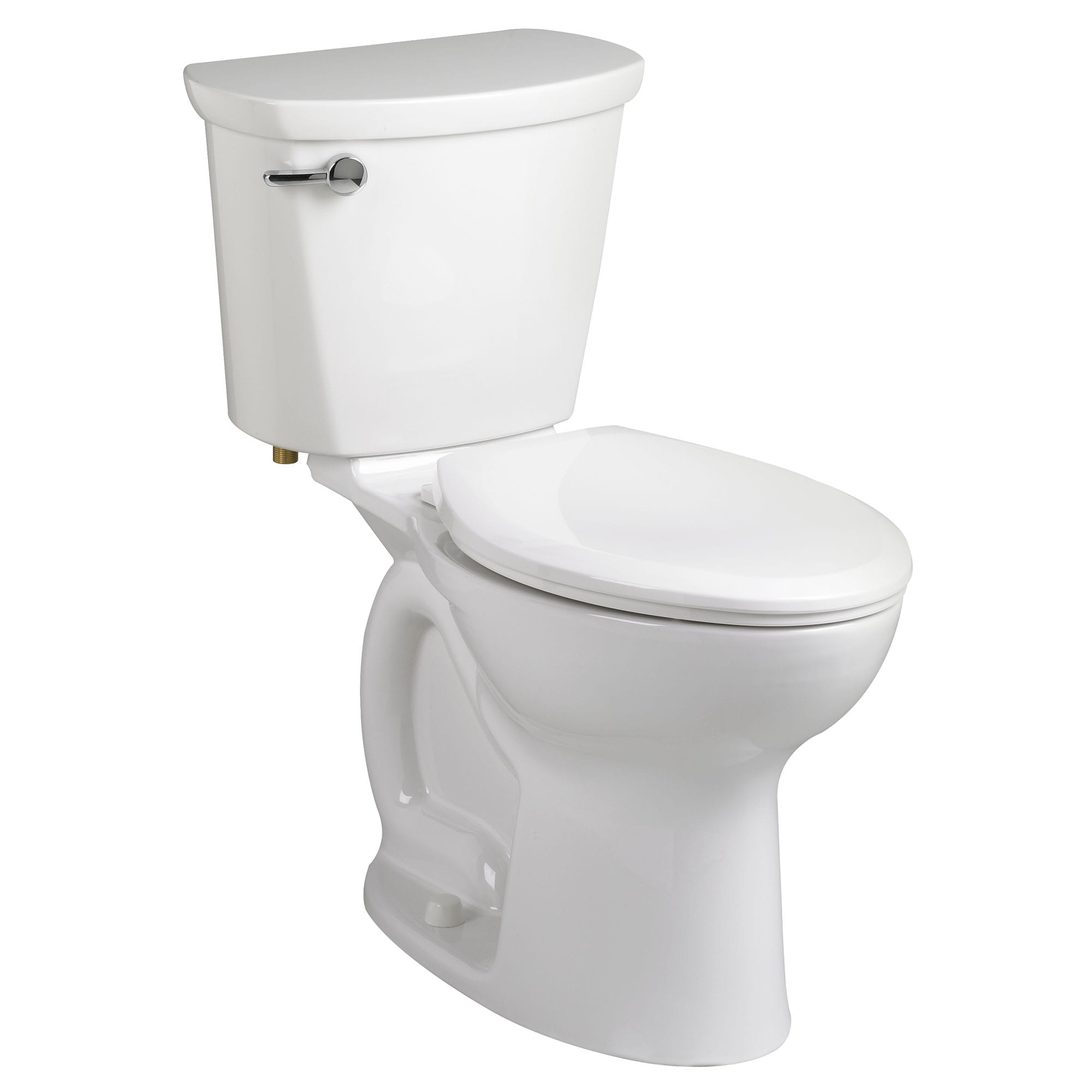 Toilette Cadet PRO, 2 pièces, 1,6 gpc/6,0 lpc, à cuvette au devant rond à hauteur de chaise, à encastrer 10 po, sans siège